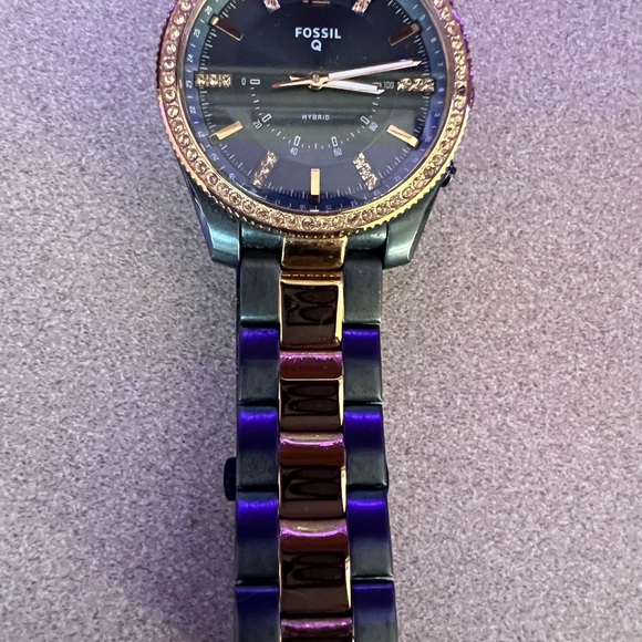 145 Fossil Men’s Watch with Bling - Picture 3 of 5